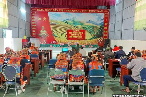 Ma Li Pho tổng kết công tác Hội Nông dân, Hội Liên hiệp phụ nữ xã năm 2023