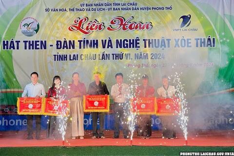 Bế mạc Liên hoan Hát then - Đàn tính và Nghệ thuật xòe Thái tỉnh Lai Châu lần thứ VI năm 2024